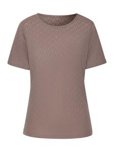 Рубашка с короткими рукавами серо-коричневого цвета Vivance