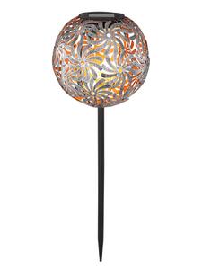Globo lighting Солнечный светильник "SOLAR LIGHT METAL SILVER GREY, 1XLED" серого цвета