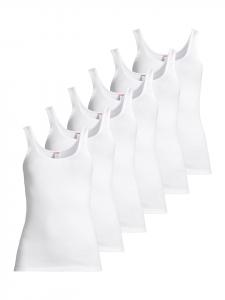 Conta Нижняя рубашка / Ребристый топ белого цвета