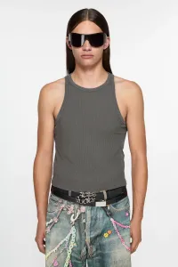 Майка - Приталенный унисекс крой Acne Studios, цвет Faded Grey