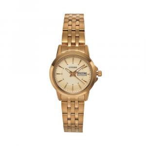 Женские часы Citizen из нержавеющей стали - EQ0603-59P, цвет Gold Tone