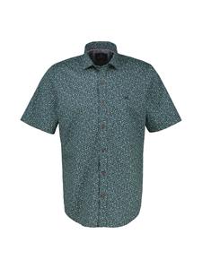 Рубашка на пуговицах классического кроя LERROS, темно-синий