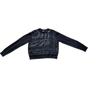 HERMES Свитер женский Blue с круглым вырезом Moderate Others