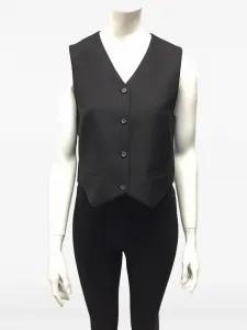 Шелковый жилет Magda Butrym, черный