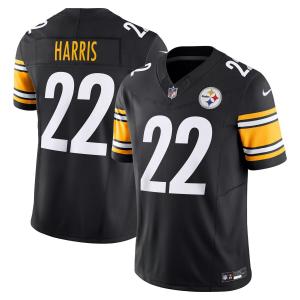 Мужское джерси черного цвета Najee Harris Pittsburgh Steelers Vapor FUSE Limited Nike