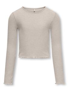 ONLY GIRLS Лонгслив 'KOGNella' в цвете Stone