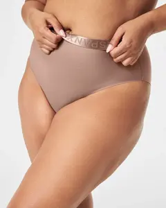 Корректирующие трусики в стиле бикини Spanx, бежевый