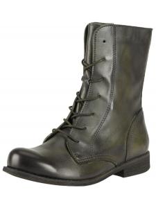 Ботильоны на шнуровке Felmini Wide Fit Lace-Up Ankle Boots, оливковый