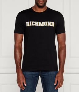 Футболка мужская John Richmond с фирменным принтом, черный