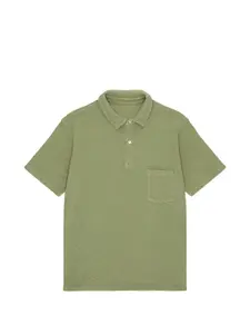 Поло Missourim вафельной вязки с карманом Fortela, зеленый