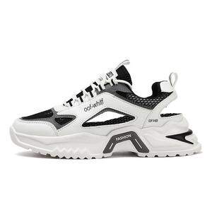 Детские сандалии с низким верхом, устойчивые к истиранию, дышащие, подростковые Kung Fu partners, черный/серый