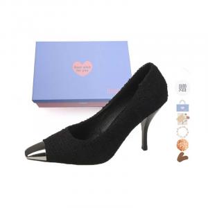 Xingdiman Тонкие каблуки на высоком каблуке женские черные в подарочной упаковке набор - черная замша 9 см [подарочный набор] + подарок, цвет Black Suede 9CM[Gift Box Set]+Giveaway