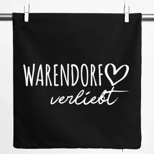 Наволочка Huuraa Warendorf in Love Gift 40x40 см, черный хлопок, Warendorf Present Hellweg Druckerei