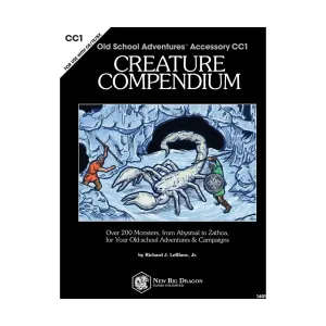 Creature Compendium, Old School Adventures, мягкая обложка