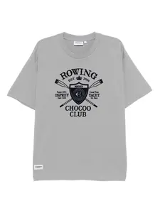 Футболка с тиснением Chocoolate, серый