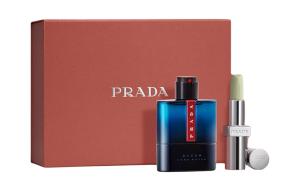 PRADA Red Moon Number New Year Limited Deep Sea Blue бальзам для губ набор ароматов парфюм EDT 3,8 г+50 мл