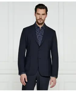 Элегантный жакет p-hanry-244 Slim fit Boss, синий