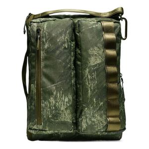 Сумка profile printed backpack 'olive green' Nike, зеленый
