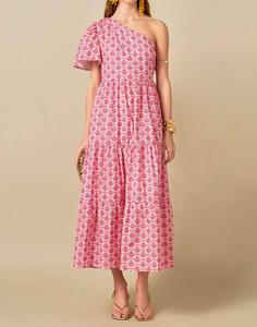 Платье макси "Неразделенная любовь" в розовом English Factory