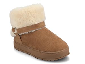 Тапочки Journee Thada Bootie Slipper - Women's, Chesnut