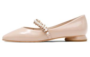 Повседневные туфли женские телесно-абрикосовые CAMEIDO