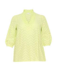 Блуза KAFFE CURVE Vitana, Lime