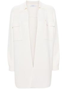 Кардиган Chaqueta Bu из вирджинской шерсти Max Mara, белый