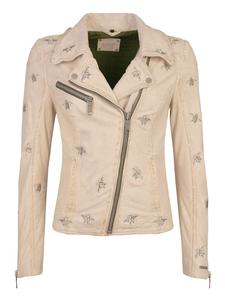 Кожаная куртка Maze Blackridge, кремовый