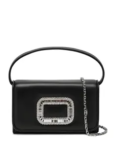 Сумка-тоут Micro Pilgrim Roger Vivier, черный