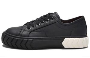 Кроссовки Tyres Low Top Canvas Женские Черно-Белые Двусторонние