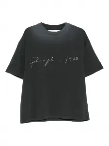 Футболка с фирменным принтом Rough., черный