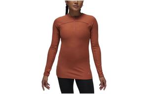 Спортивная футболка женская серо-персиковая Jordan