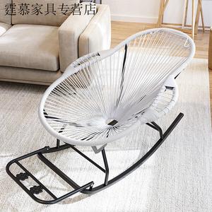 Vinoya Кресло-качалка large bird's nest белое