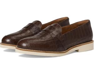 Женские лоферы SoftWalk Walsh, Dark Brown/Croco