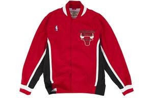 Куртка унисекс красный Mitchell Ness
