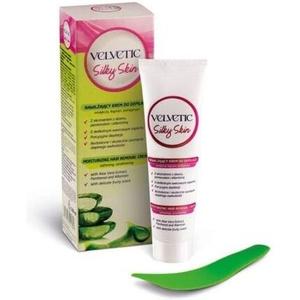 Крем для депиляции Velvetic Silky Skin для ног, рук, подмышек, зоны бикини с экстрактом алоэ вера 100мл