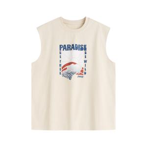 Футболки для начальной школы с круглым вырезом, тонкие Jeep, светло-оранжевый