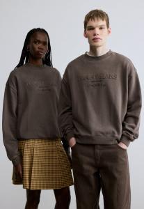 Толстовка Tommy Jeans 90S NEW CLASSICS CREW UNISEX, Black Walnut/Brown