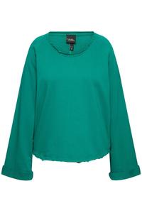 Свитер Ulla Popken Sweatshirt, зеленый