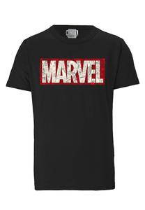 Футболка Logoshirt Marvel Comic Block Logo, черный
