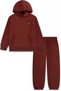 Комплект из двух предметов: худи и спортивные штаны Levi's унисекс для малышей, Fired Brick