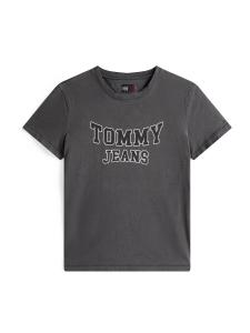 Рубашка Tommy Jeans, Black/Mottled Black
