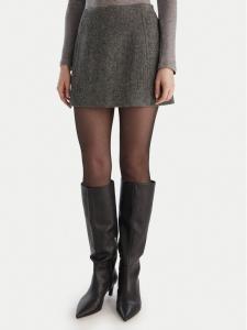 Мини-юбка regular fit Ozone 2526106104200 Max&Co., серый