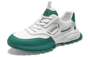 Винтажные баскетбольные кроссовки мужские низкие зеленый Kolumb