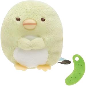 SAN-X Плюшевая игрушка SAN X Cornerside Creature, Green Penguin Dolls, высота 6см