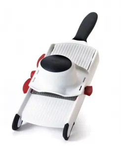 Ручная мандолина с 3 лезвиями, 36 см Cuisipro, серебряный