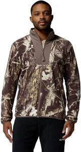 Мужская флисовая куртка Columbia Sequoia Grove Printed Full Zip (1 шт.), Iron Timberwolf