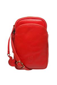 Кожаная сумка для телефона через плечо 'Leia' Conkca London, оранжевый