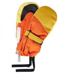 Варежки с цветными блоками Roarsome, Yellow/Orange