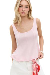 No Matter What Топ в пастельно-розовом цвете